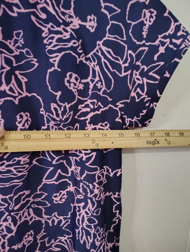 Athleta Girl Festival Floral Swim top Mock Neck Rash guard Size XXL 16 - Picture 5 of 6