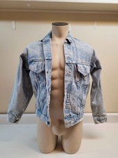 Levis vintage 80s/90s made in usa type 3 jacket acid wash Mens size small