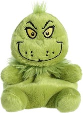 Aurora Whimsical Dr. Seuss Grinch Palm Pals Stuffed Animal - Green 5 Inches