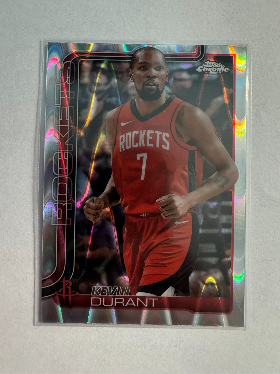 2025-26 Topps Chrome Basketball Kevin Durant Wave Refractor | eBay