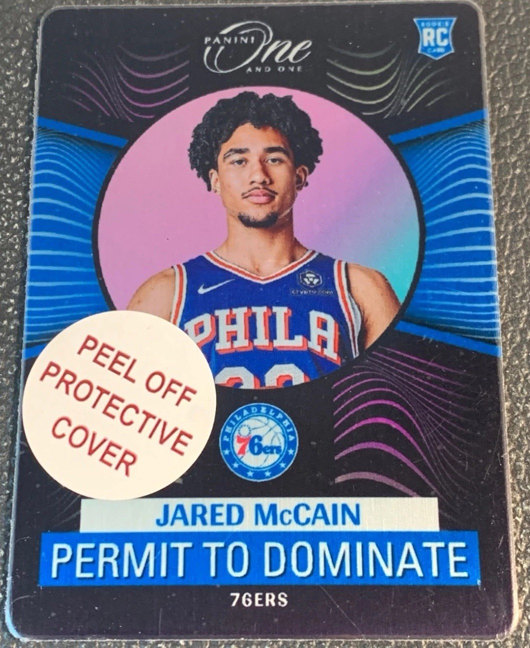 2024-25 Panini One And One Jared McCain Permit to Dominate Case Hit SSP