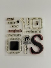 CTMH Close To My Heart My Acrylix Stamp set Storage Envelope - B1243 SOLO S