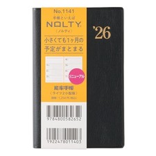 NEW NOLTY 2026 Weekly Lights 2 Planner Small Edition Black 1141 December Start
