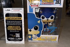Ben Schwartz Signed Sonic The Hedgehog With Ring Funko 283 JSA COA Autographed