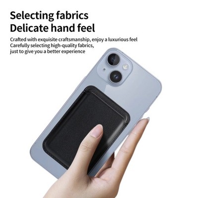 Magnetic Leather Magsafe Card Holder Wallet for iPhone 15 14 13 12 Plus Pro Max