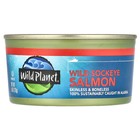 Wild Planet Wild Sockeye Salmon Skinless Boneless 6 oz 170 g Kosher Non GMO
