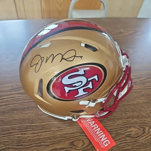 Joe Montana Signed San Francisco 49ers Full Size Speed Authentic Helmet Tristar