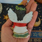 Adorable Precious Moments Angel Holding A White Dove Christmas Tree Ornament — photo 4