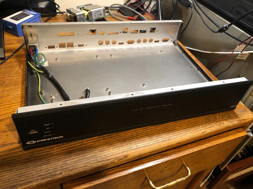 2U DIY Project Rackmount Metal Chassis Case W/ Rack Ears - Image 3 of 4