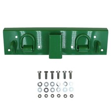 Bolt On Grab Hooks D-rings 2" Receiver Fits John Deere Bucket 2032R 2210 2520