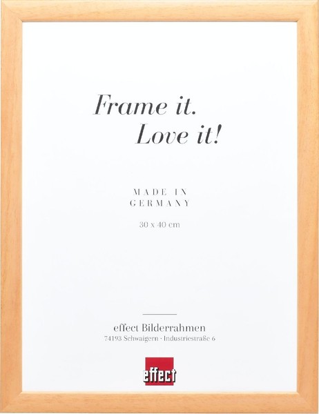 Effect Holz-Bilderrahmen Profil 43 Natur 70X100 Cm Museumsglas-image