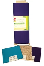 Creative Cuts 2 Yards Cotton Club + 3 Fat Quarters Purple Quilting Sewing