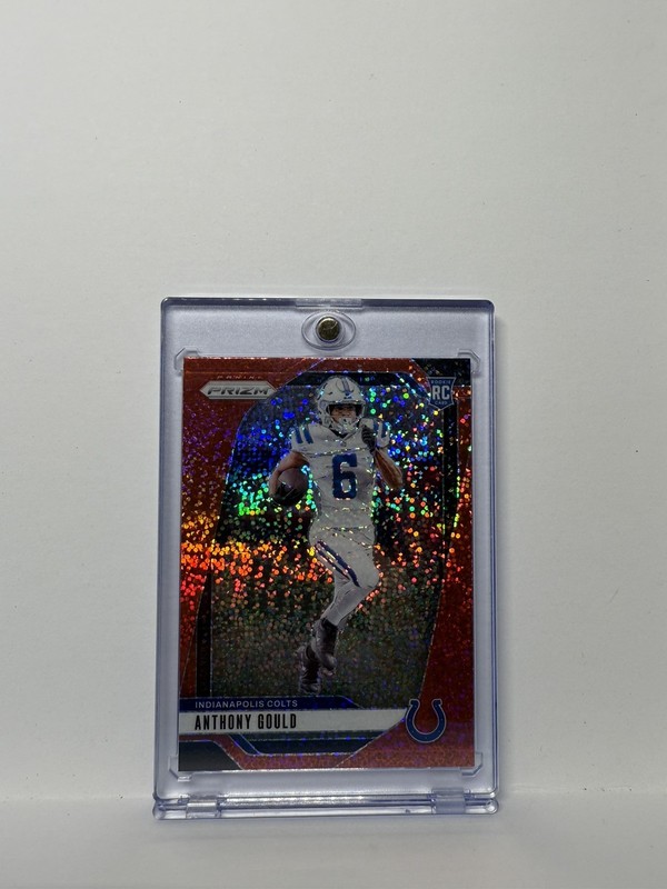 ANTHONY GOULD 2024 PANINI PRIZM #305 RC ROOKIE RED SPARKLE PRIZMS COLTS MINT SP