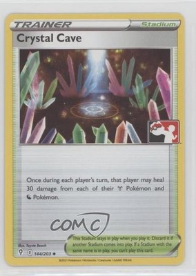 Crystal Cave Pokémon Sword & Shield Evolving Skies Pokemon League Promo #144