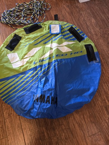 Yamaha Inflatable Towable Tube for Boating & Jetski - Pump & Rope Included 54"