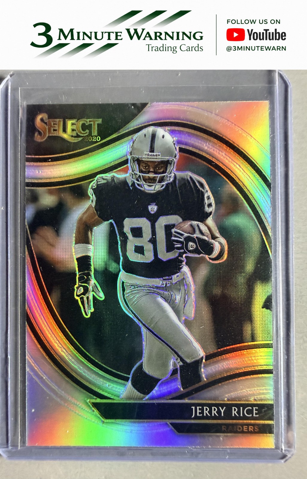 2020 Panini Select #320 Jerry Rice Silver Prizm