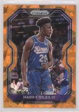 2020-21 Panini Prizm Orange Ice Prizm Harry Giles III #233 04it