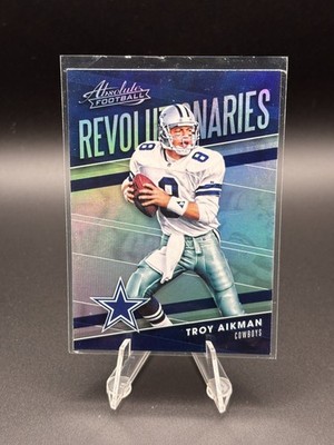 Troy Aikman - 2018 Panini Absolute Football Revolutionaries Refractor - Cowboys
