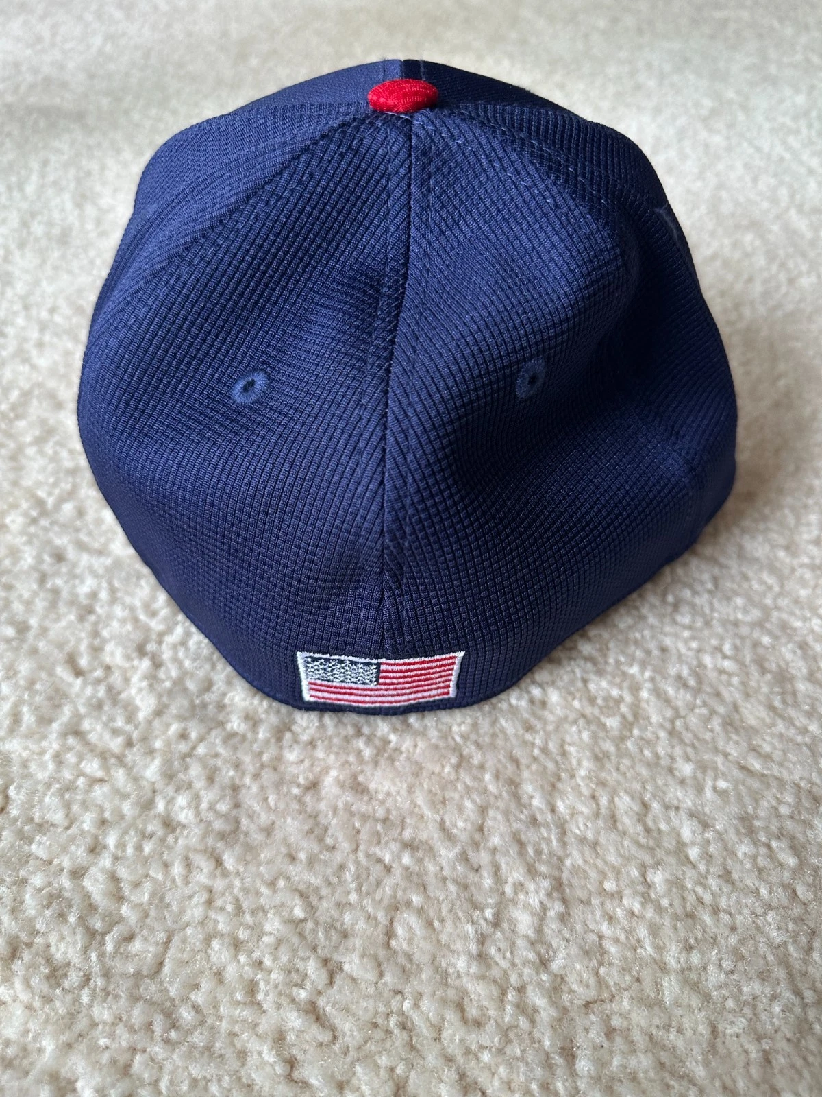 USA Baseball New Era 59FIFTY Hat 7 1/4 Team USA Navy Red Fitted Cap - thumbnail 2