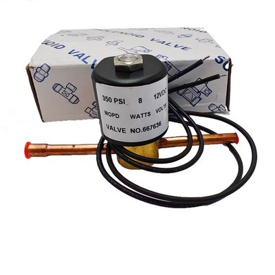 Brand New 12V 350PSI Solenoid Valve Pilot 66-7636 for Thermo King 66-7636 618938