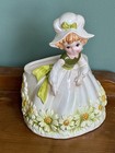 Vintage Relpo Daisy Planter Girl Standing Red Hair Brown Eyes 6383 — photo 5