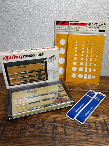 Rotring Staedtler Uchida Drafting Supplies Set