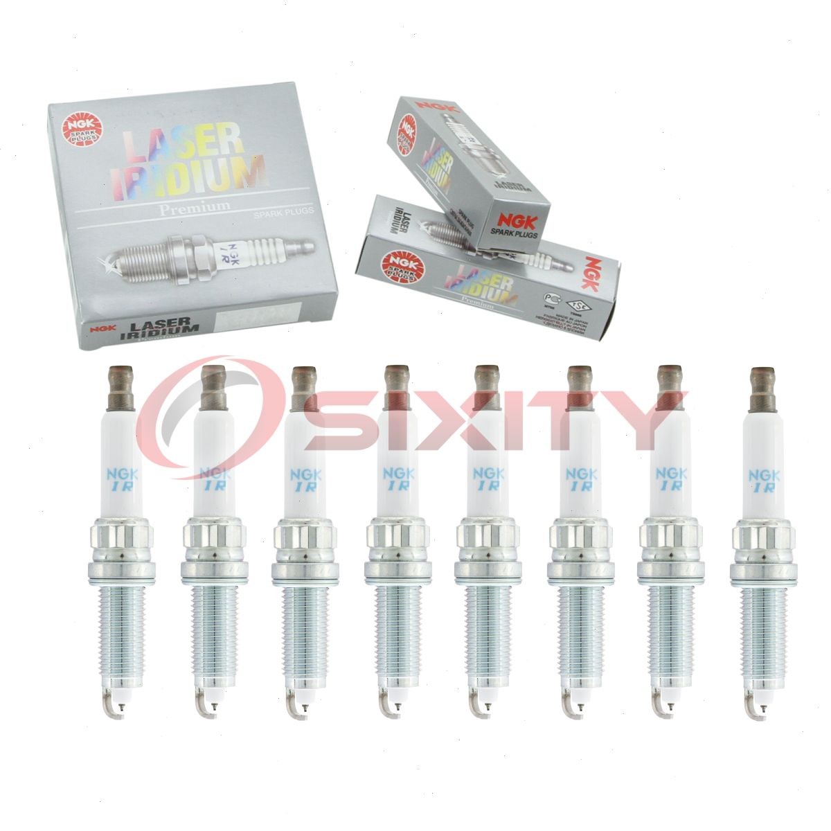 8 pc NGK Laser Iridium Spark Plugs for 2009-2012 BMW 750Li 4.4L V8 Ignition tq