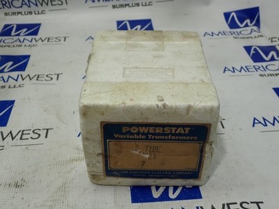 Powerstat Type 21 Variable Autotransformer 1PH 120 inVolt 0-140 out Volt 5 Amp 