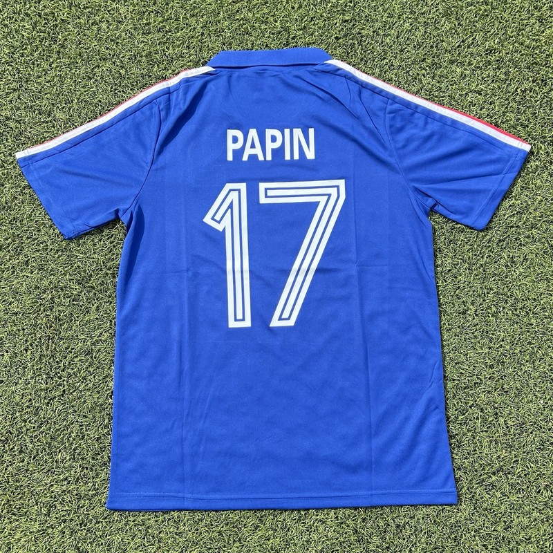 France 1984/86 Home Jean-Pierre Papin #17 Men’s L/M