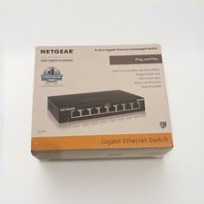 Image of Netgear GS308v3 Unmanaged 8-Port Gigabit Ethernet Network Switch. Brand New seal