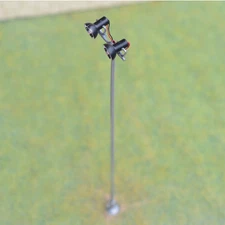 5 x HO scale LED spotlight model train limelight projector street lamp post #13D
