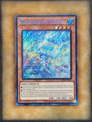 Yugioh Mulcharmy Purulia INFO-EN027 Secret Rare 1st Ed NM
