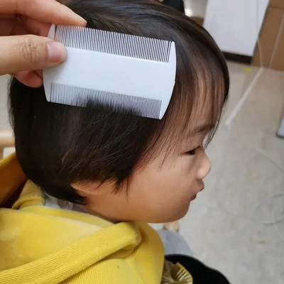 Double Sided Nit Fine Tooth Head Lice Hair Combs for Small Dog Cat Flea Plastic