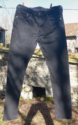 Levi S 501 Jeans Herren Schwarz W32 L34 Neu Ungetragen Straight Leg Hose Jeans