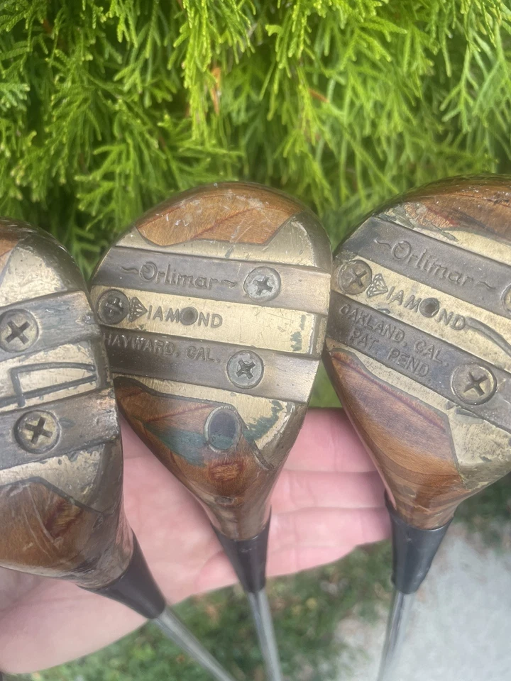 JUEGO 4 MADERAS DE CALLE DE GOLF ORLIMAR RH DIAMANTE CABEZA MADERA 3-4-5-7 acero regular Foto 4 de 4