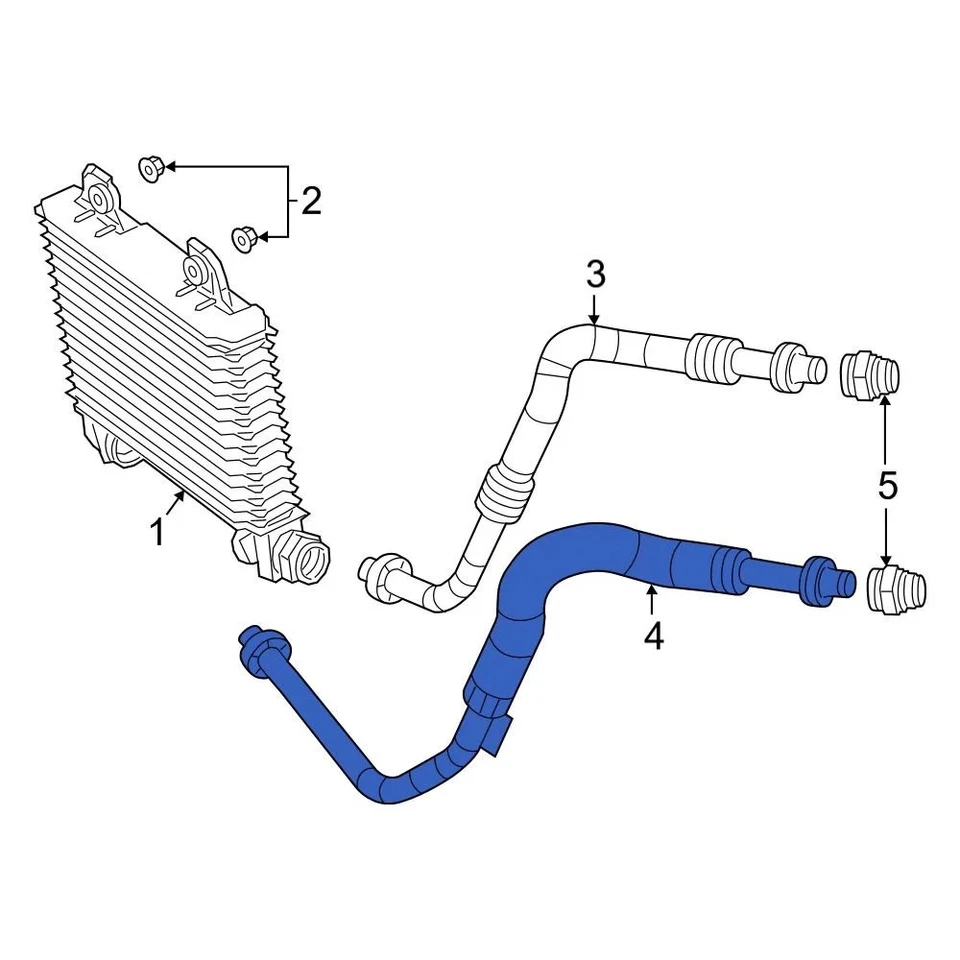 For Dodge Charger 2015-2023 Dodge 5181869AD Engine Oil Cooler Line — 第 2/2 张图片