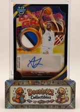 2025-26 Bowman U Game Graphs AJ Dybantsa Game Worn Patch Auto BYU Black 1/10 SSP