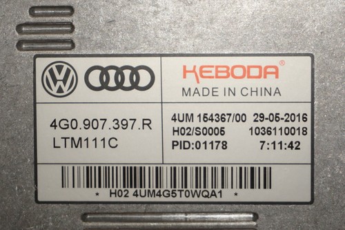 AUDI A3 S3 CONTROL MODULE HEADLIGHT XENON HID 2017 2018 2019 LEFT 4G0907397R - Picture 2 of 5