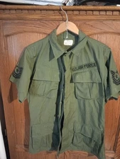 Vintage Vietnam US Air Force 3rd Pattern  Ripstop Jungle Jacket