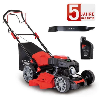 Scheppach Benzin Rasenmäher MS225-56 -6PS- Radantrieb + Öl + 2.Messer