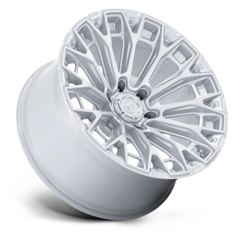 20x9 Fuel FC882 Trax Gloss Silver W/ Machined Face Wheels 8x180 (1mm) Set of 4 - Foto 2 di 7