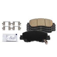 4x Front Ceramic Brake Pads w/Hardware for Mitsubishi Eclipse Cross 2018-2022