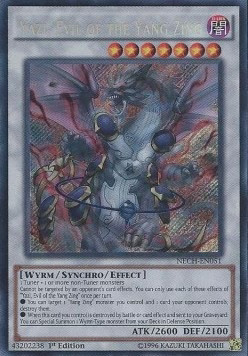 YuGiOh Yazi, Evil of the Yang Zing (V.1) NECH-EN051 Secret Rare Englisch NM unl.