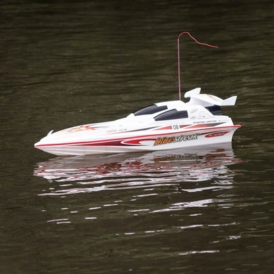 Ferngesteuerte Rennyacht Boot RC Twin Motor 2,4 GHz Kinder Geschenk 10+ UK