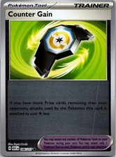 Counter Gain 186/217 Common Ascended Heroes Pokemon Reverse Holo Near Mint