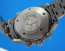 Mens Omega Seamaster Titanium Professional Chronograph watch Blue Dial - 2298.80 8