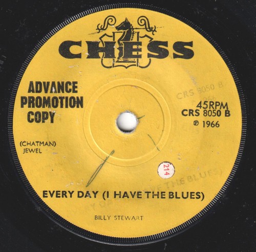 Billy Stewart Ol' Man River 7" vinyl UK Chess 1966 promo CRS8050 - Picture 2 of 2