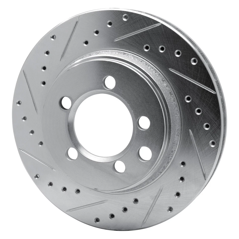 For Dodge Ramcharger 74-81 Brake Rotor DFC Premium Drilled & Slotted Front — 第 2/4 张图片