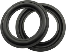 BLLNDX Rubber Ring 2PCS 5Inch Black Speaker Foam Edge Surround