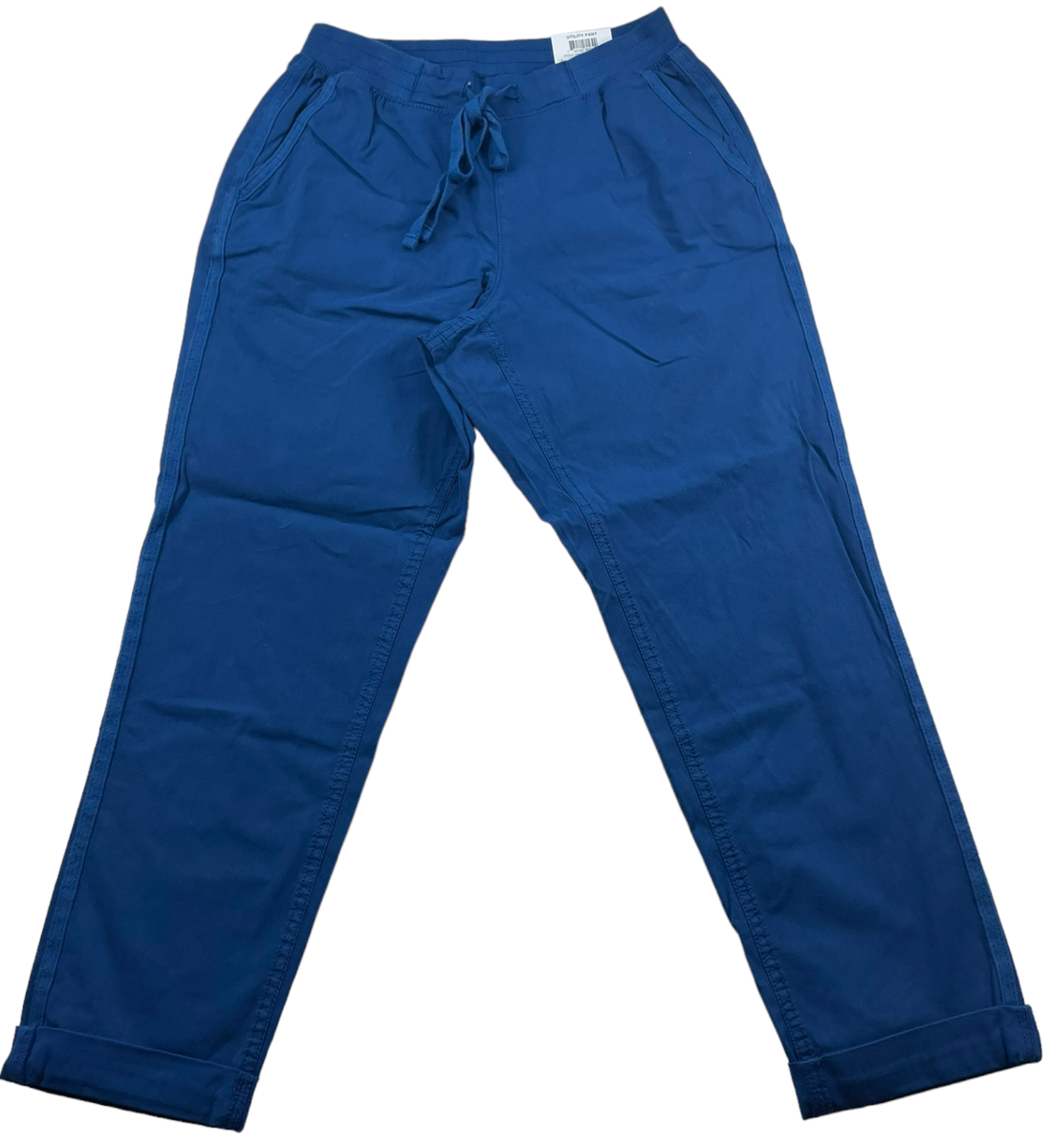Style and Co Utility Pants Womens size XS Blue Pull on Elastic